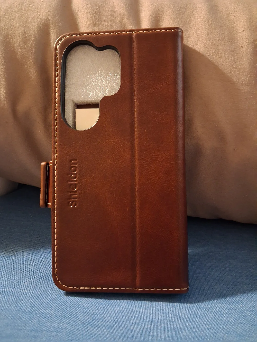 SHIELDON Galaxy S23 Ultra Leather Wallet Case
